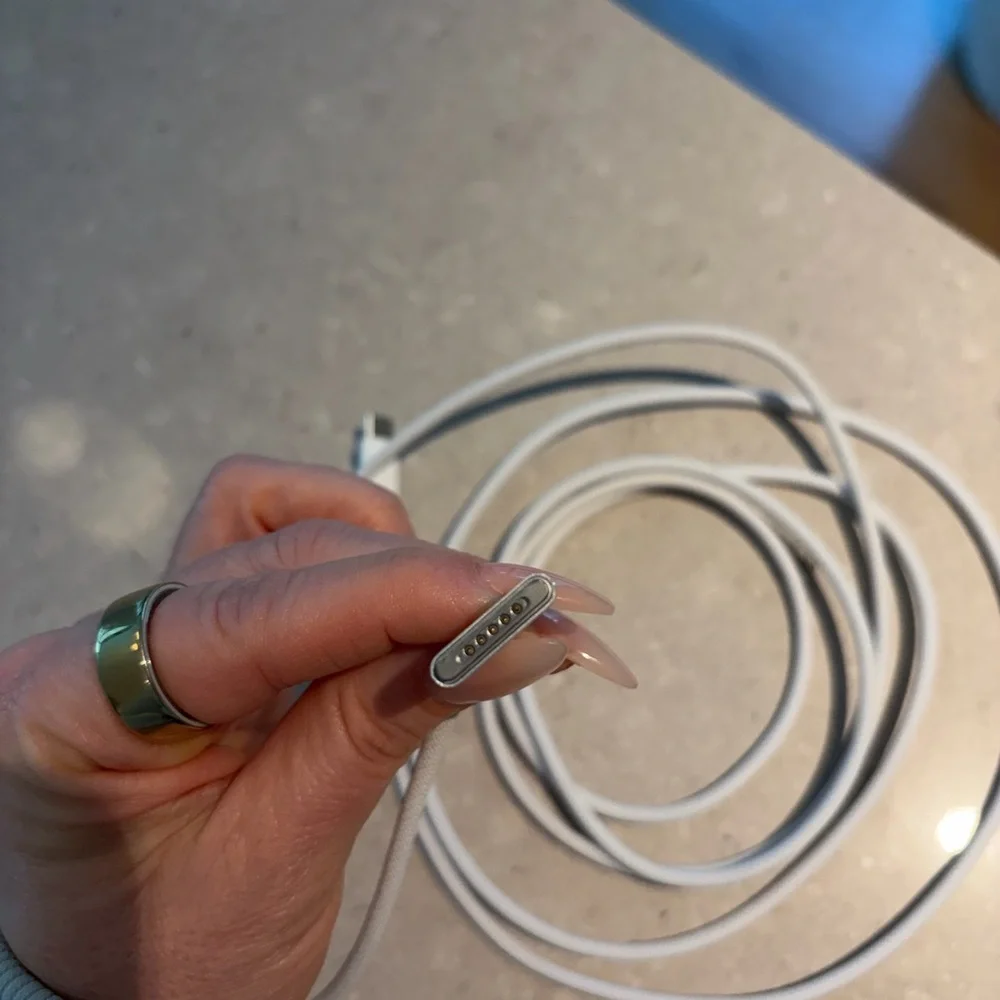 Apple MacBook Air White USB-C to Magsafe 3 Charging Cable